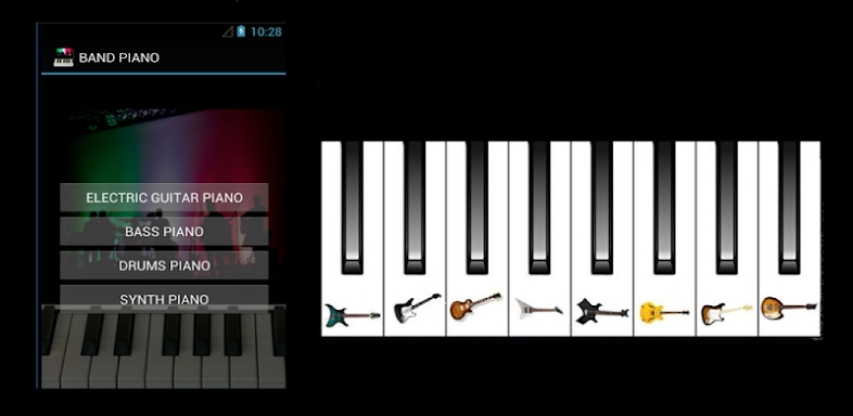 Band piano screenshots