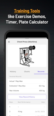 Boostcamp: Gym Workout Planner screenshots