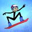 Stickman Snowboarder icon