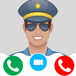 kids police - fake call app