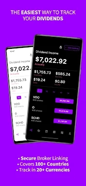 Purple Brick Dividend Tracker screenshots