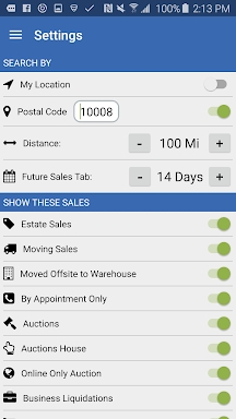 Estate Sales screenshots