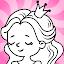 Princess coloring pages book icon