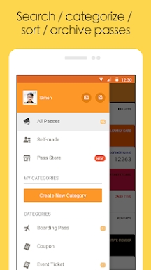 Pass2U Wallet - digitize cards screenshots