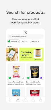 Fig: Food Scanner & Discovery screenshots