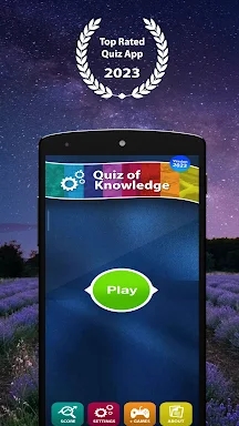 Quiz of Knowledge Game screenshots