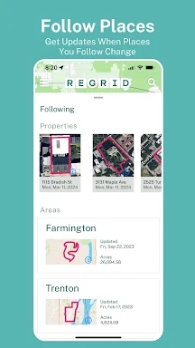 The Regrid Property App screenshots