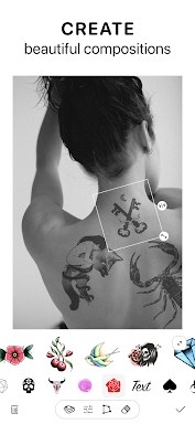 Tattoo - virtual ink master. Tattoo design apps screenshots