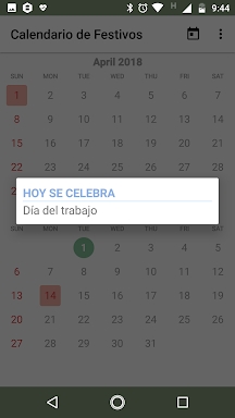 Calendario Festivos Colombia screenshots