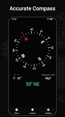 Compass App: Direction Compass screenshots
