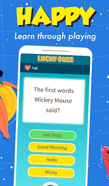 Fun trivia game - Lucky Quiz screenshots