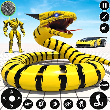 Anaconda Car Robot Games screenshots