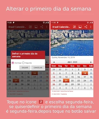 Brasil Calendário 2024 screenshots