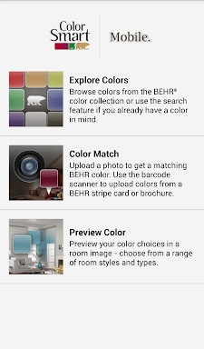ColorSmart by BEHR® Mobile screenshots
