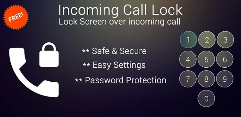 Incoming Call Lock screenshots