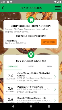 Girl Scout Cookie Finder screenshots