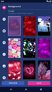Love Hearts Live HD Wallpaper screenshots