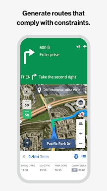 Navigation by Verizon Connect screenshots