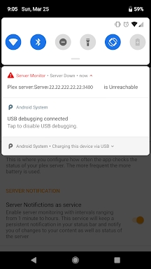 Server Monitor for plex screenshots
