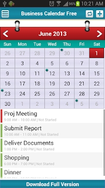 Business Calendar - Event Todo screenshots