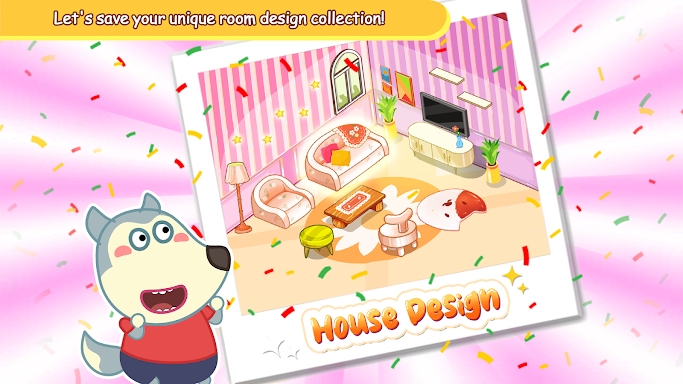 Wolfoo's Sweet Home Decoration screenshots