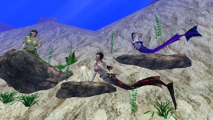 Mermaid Simulator Sea 3D Game screenshots