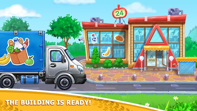 Kids truck games Build a house screenshots