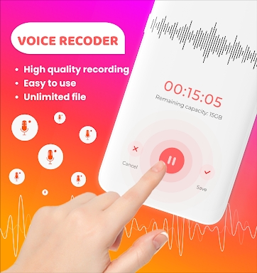 Voice Recorder - Voice memos screenshots