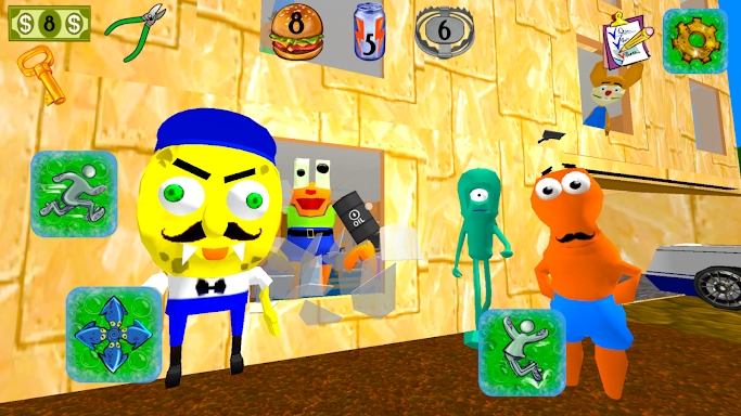 Sponge Neighbor Escape 3D screenshots