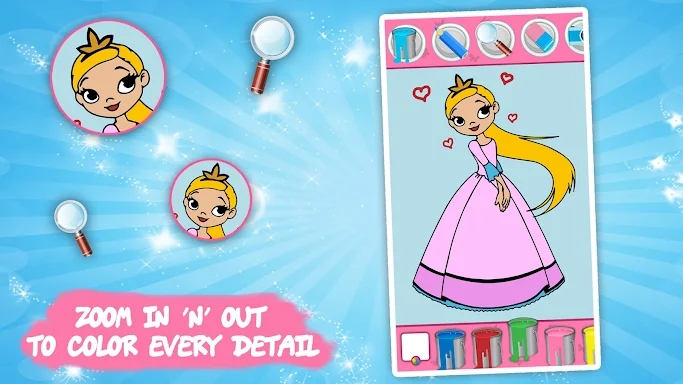 Princess Coloring - Kids Fun screenshots