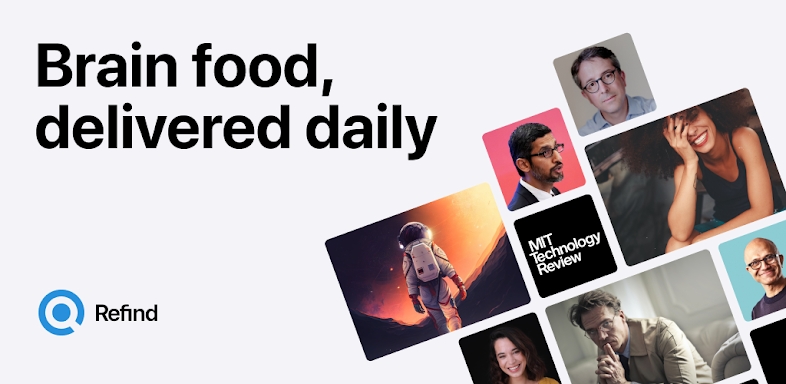Refind – Brain food, daily screenshots