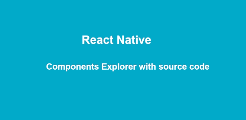 Expo & React Native components screenshots
