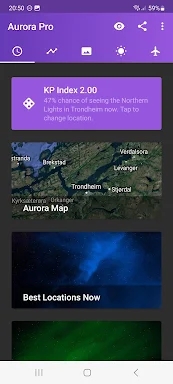 My Aurora Forecast & Alerts screenshots