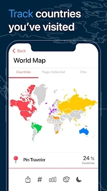 Pin Traveler: Trip, Travel Map screenshots