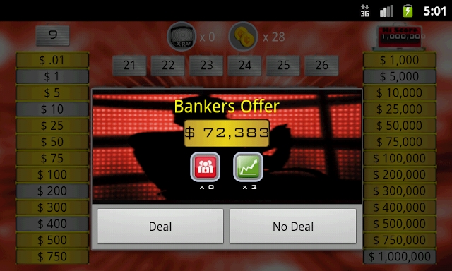 Deal To Be A Millionare screenshots