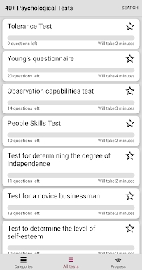 40+ Psychological Tests screenshots