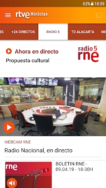 RTVE Noticias screenshots