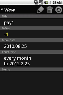 DDay App screenshots