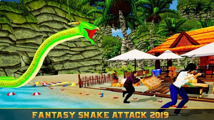 Fantasy Anaconda Snake Attack 2019 screenshots