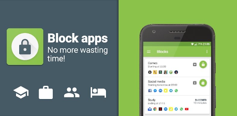 Block Apps & Sites | Wellbeing screenshots