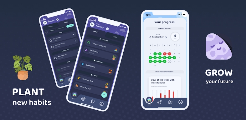 Rabit: Habit Tracker & Planner screenshots