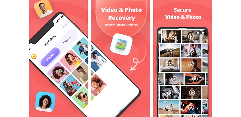 Restore Deleted Video Recovery screenshots