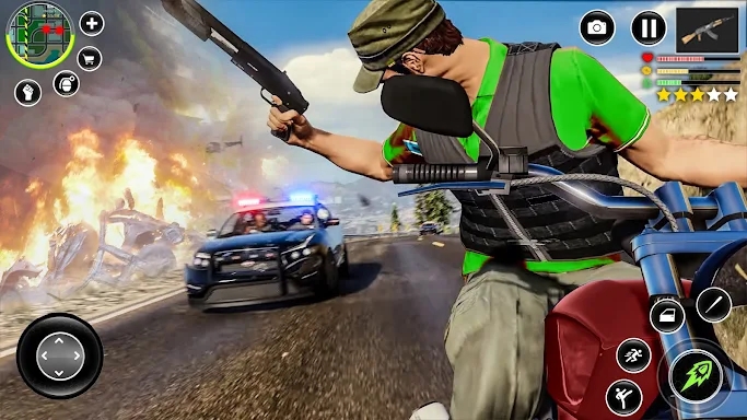 Crime Car City Gangster Games screenshots