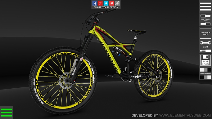 Bike 3D Configurator screenshots