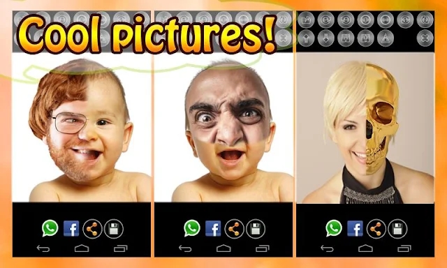2 Face Maker: Fun Photo Editor screenshots