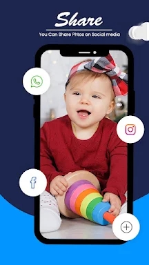 Baby story Template and editor screenshots