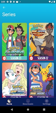Pokémon TV screenshots