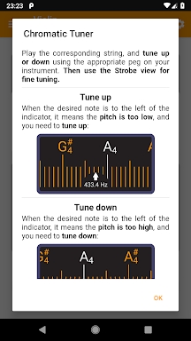 Guitar Tuner, Violin: Tuneo screenshots