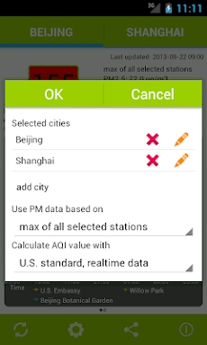 Air Quality China screenshots