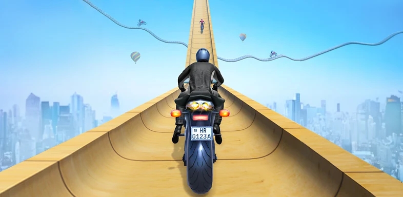 Mega Ramp Stunt Bike Games 3D screenshots